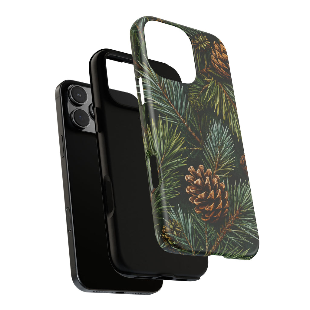 Pinecone Pines Phone Case — Festive Evergreen iPhone Cover