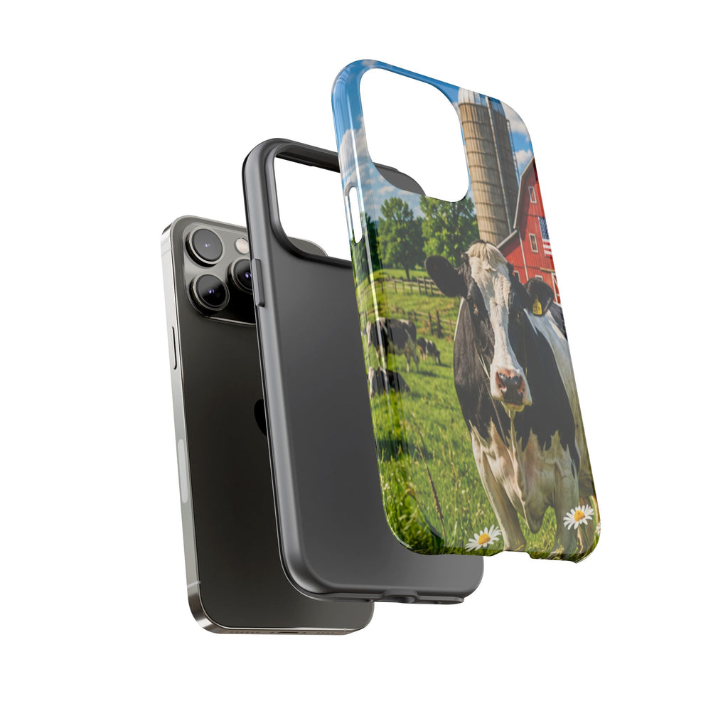 Cow Farm Phone Case — Rustic Barnyard iPhone Cover