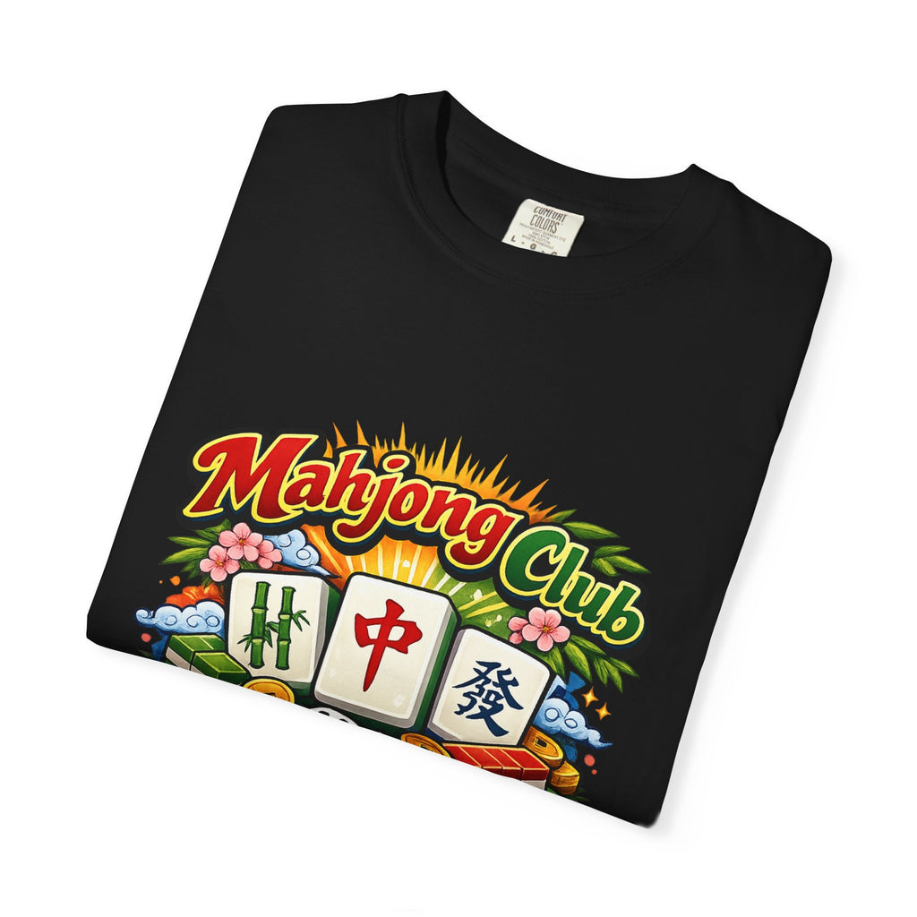 Mahjong Club Addicted to the Tiles T-shirt | Mahjong Graphic Tee