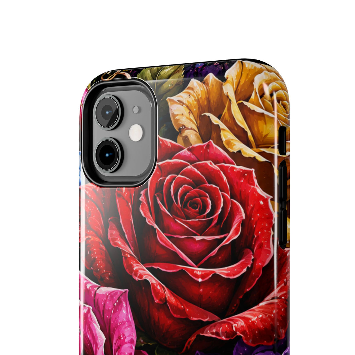 Tough Phone Case — Vibrant Rose Garden Protective Phone Cover