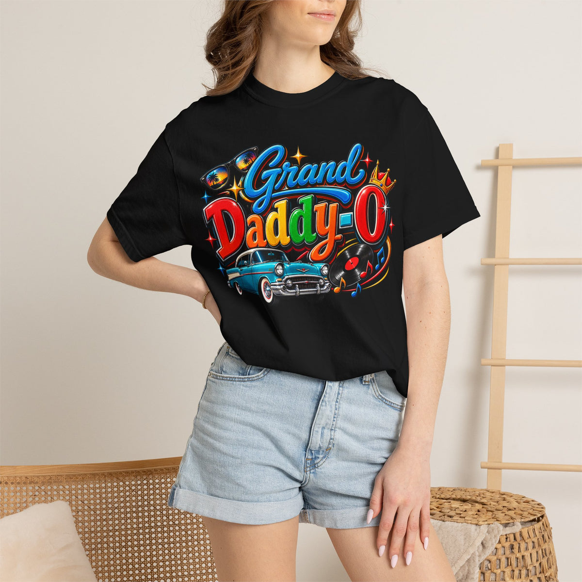 Grand Daddy-O Retro Car Graphic T-Shirt