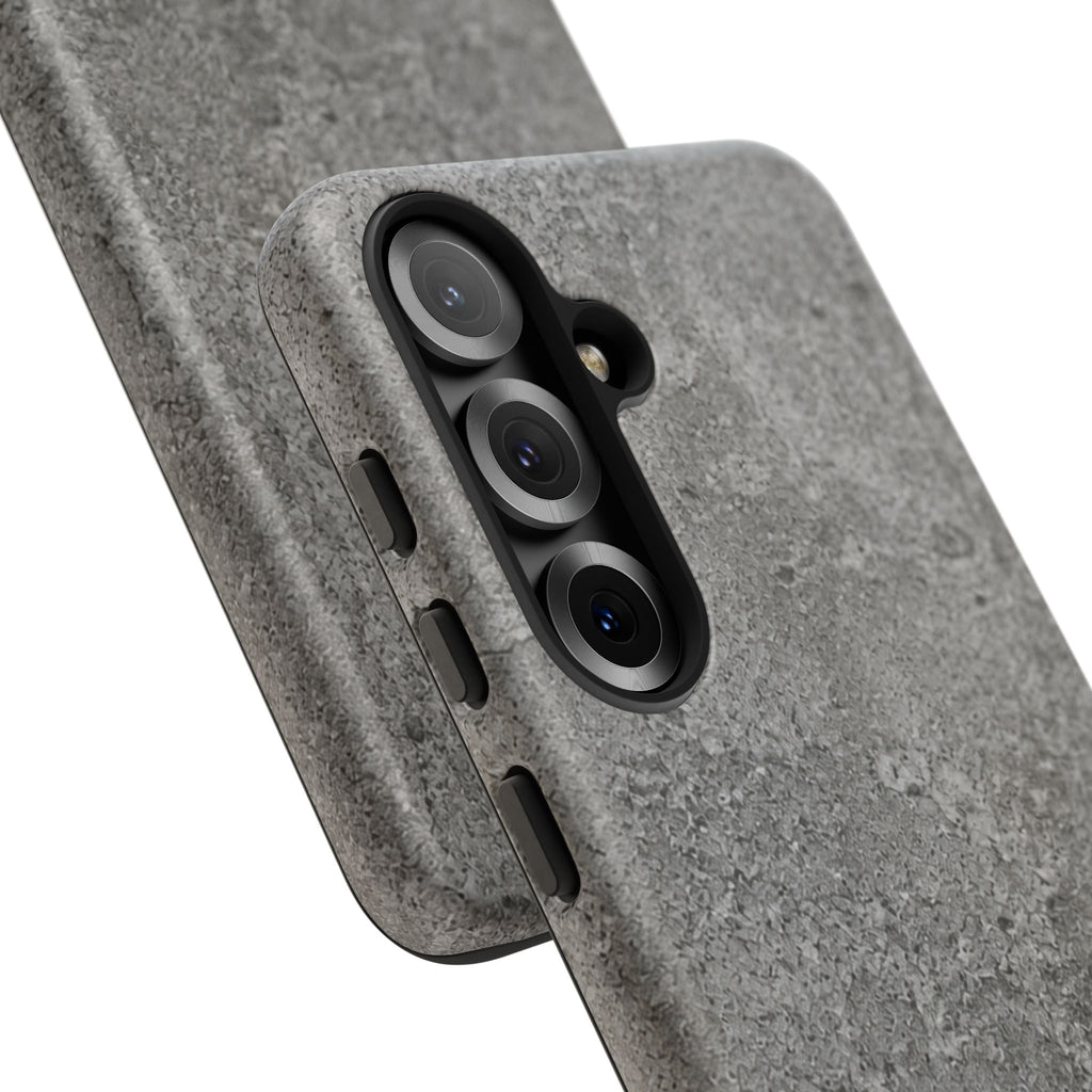 Concrete Texture Phone Case — Rugged Grey Protective iPhone Cover