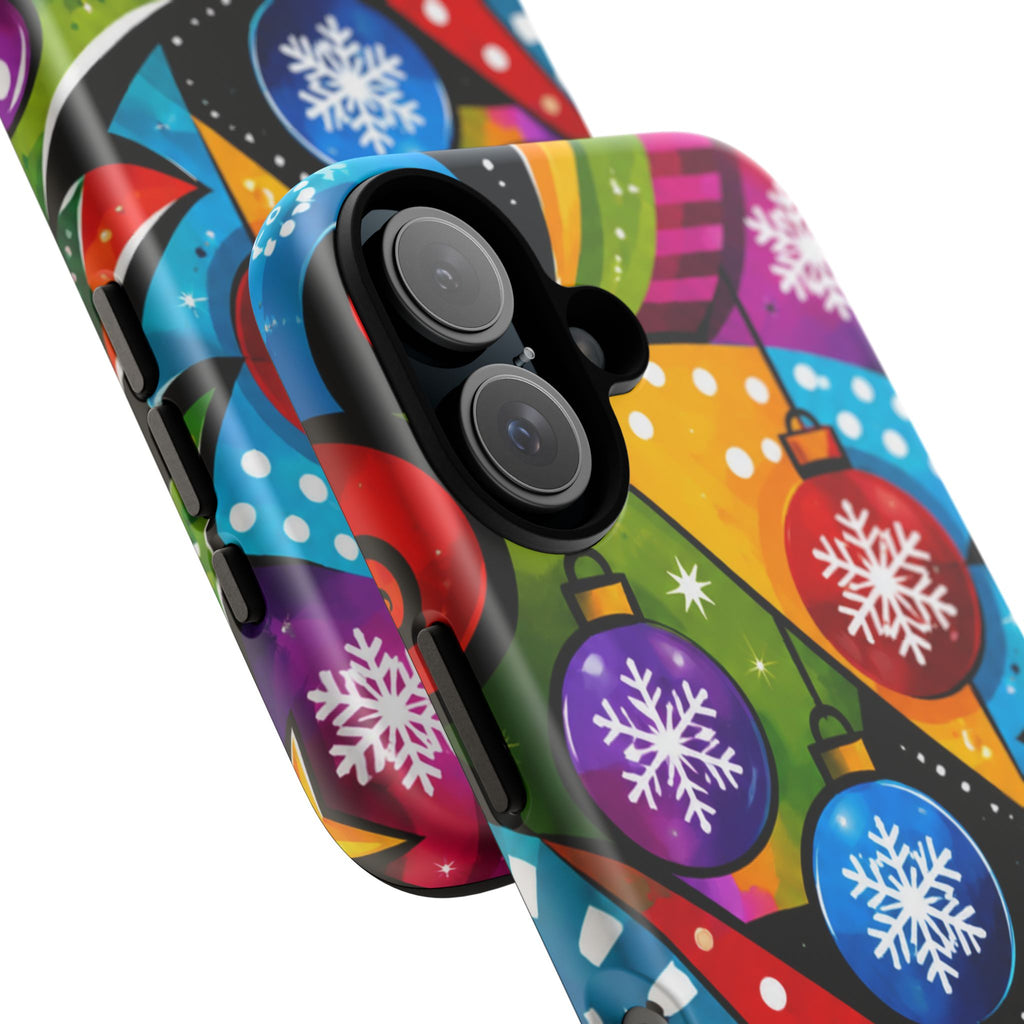 Holiday Ornament Phone Case — Colorful Festive Christmas Design