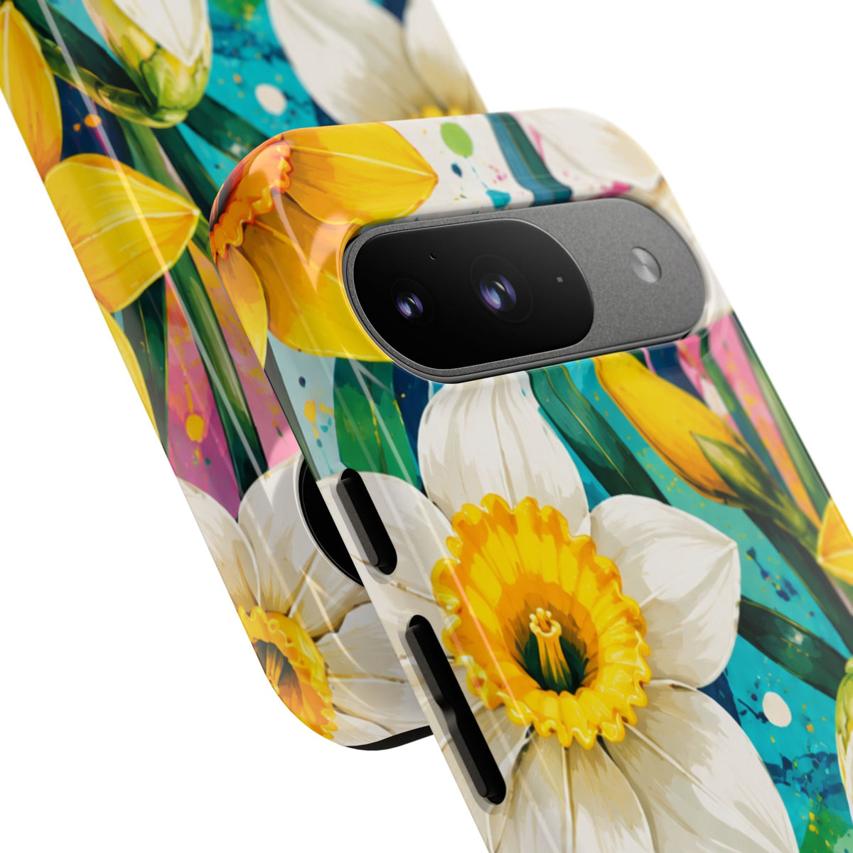Daffodil Floral Phone Case — Bright Spring Garden Protective Cover