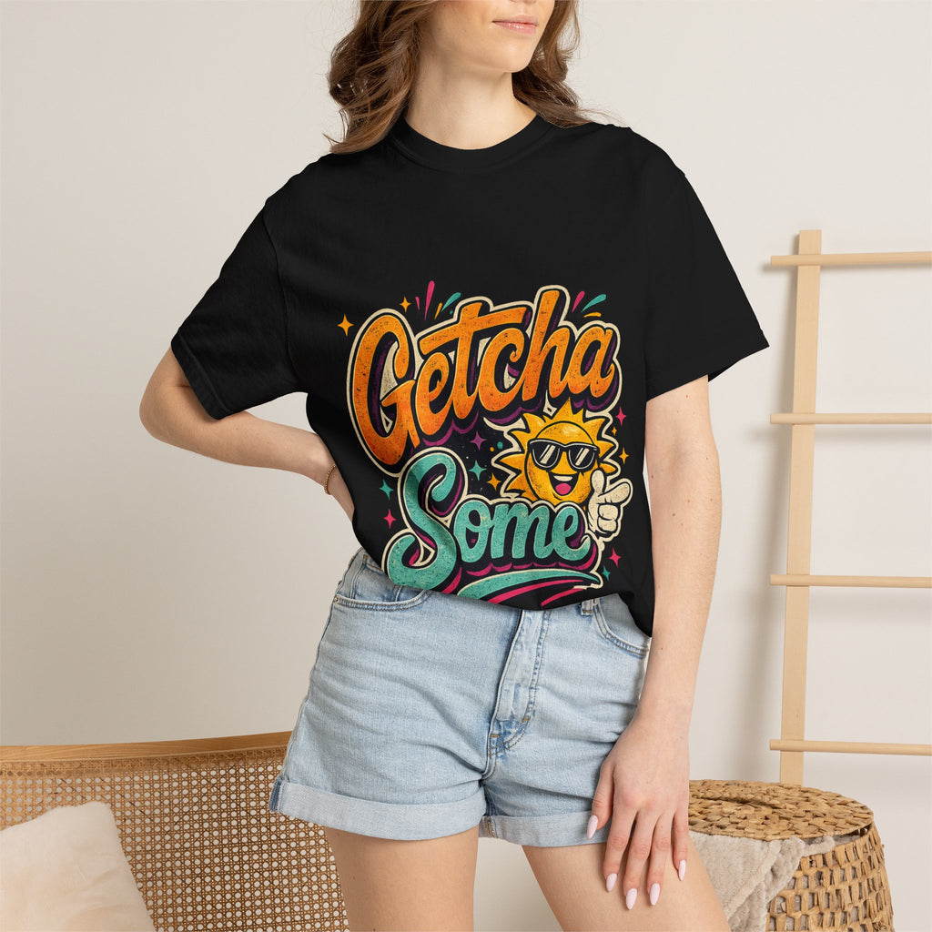 Getcha Some Sun Graphic T-Shirt | Retro Sun Illustration