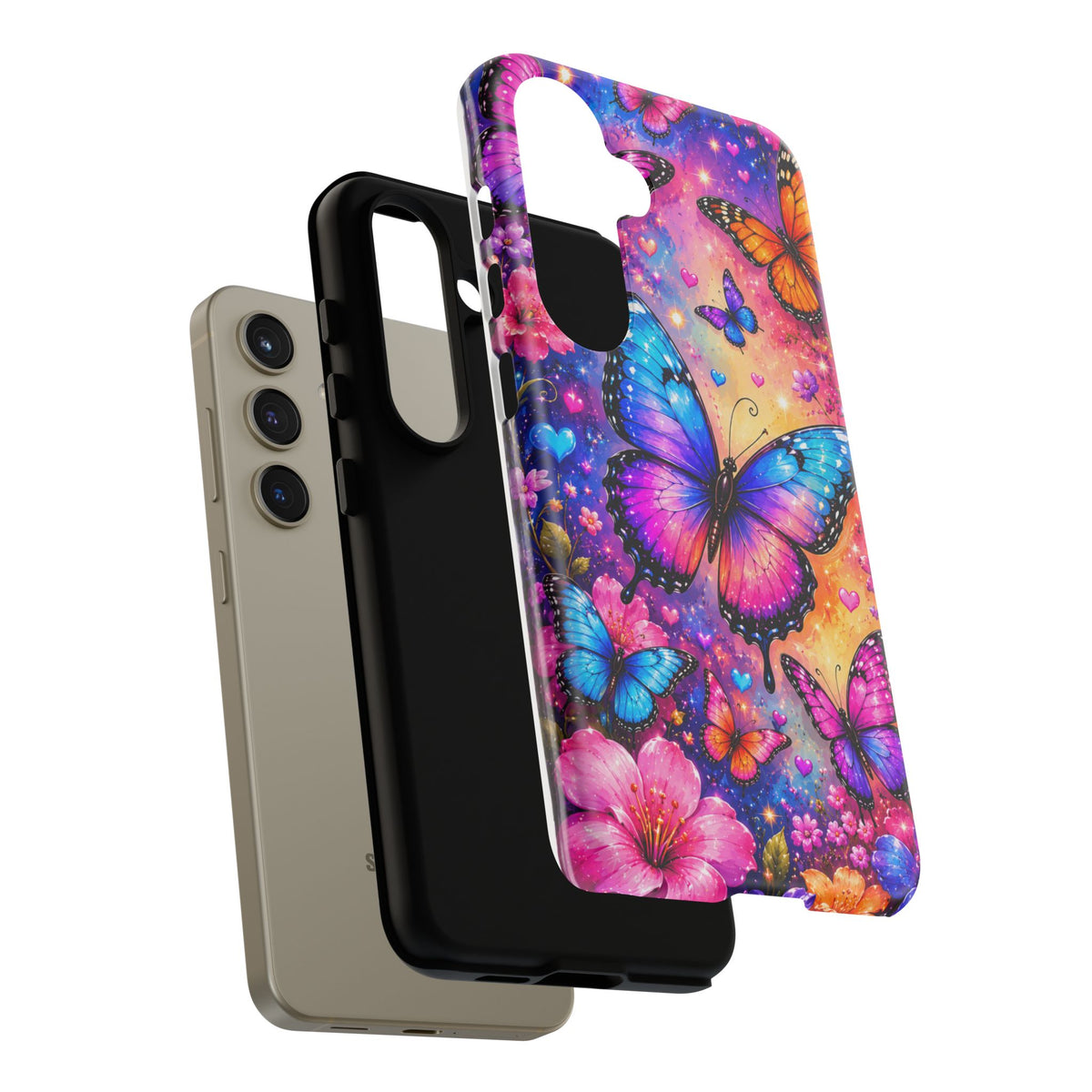 Colorful Butterfly Pattern Phone Case | Tough Cases