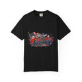 Through the Perilous Fight American Flag Eagle T-shirt | Patriotic Tee