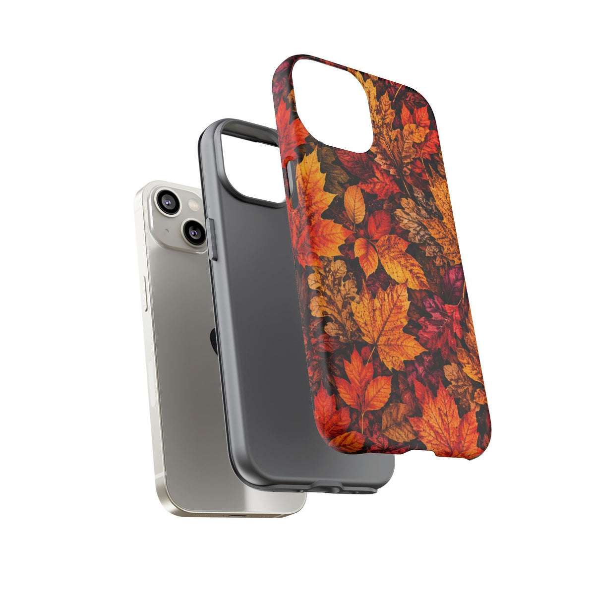 Autumn Leaves Tough Phone Case — Fall Foliage Protective Cover