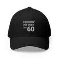 Embroidered 'Cruisin' My Way into 60' Baseball Cap – 60th Birthday Gift