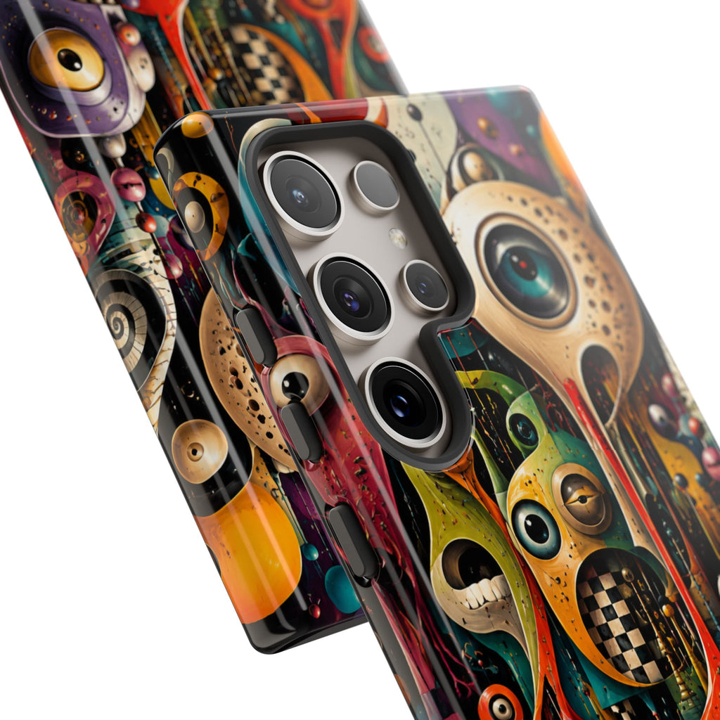 Surreal Monster Art Phone Case — Colorful Abstract Creature Design