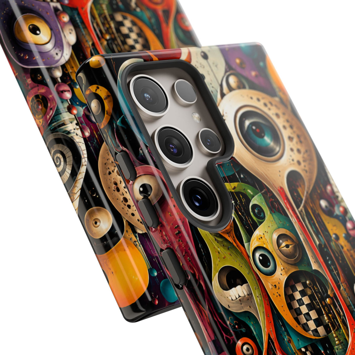 Surreal Monster Art Phone Case — Colorful Abstract Creature Design