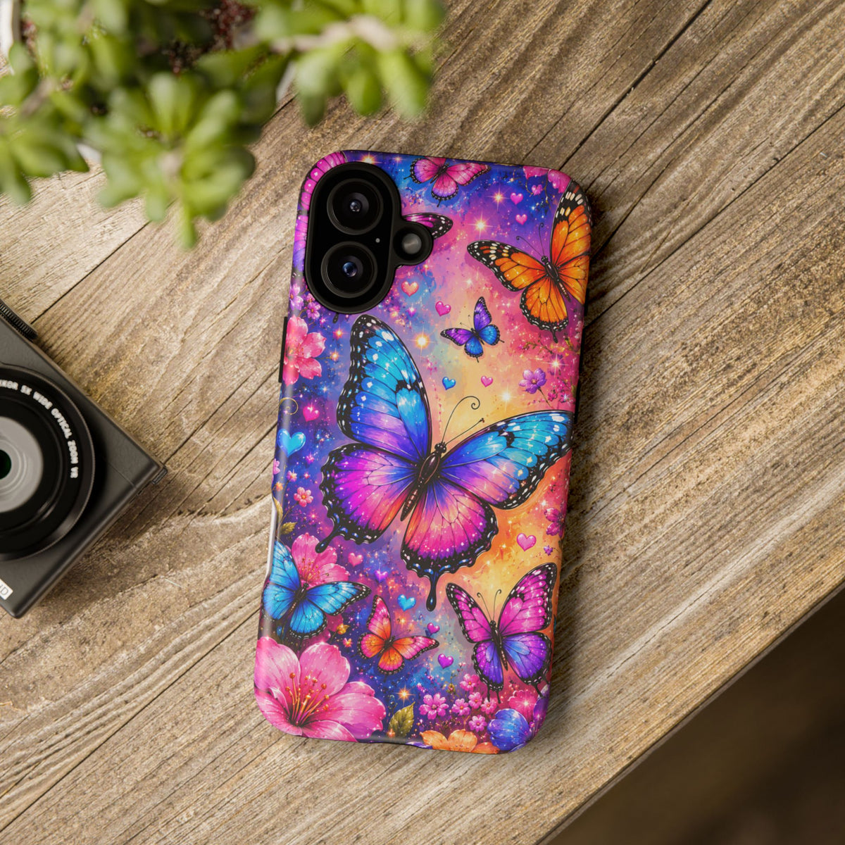 Colorful Butterfly Pattern Phone Case | Tough Cases