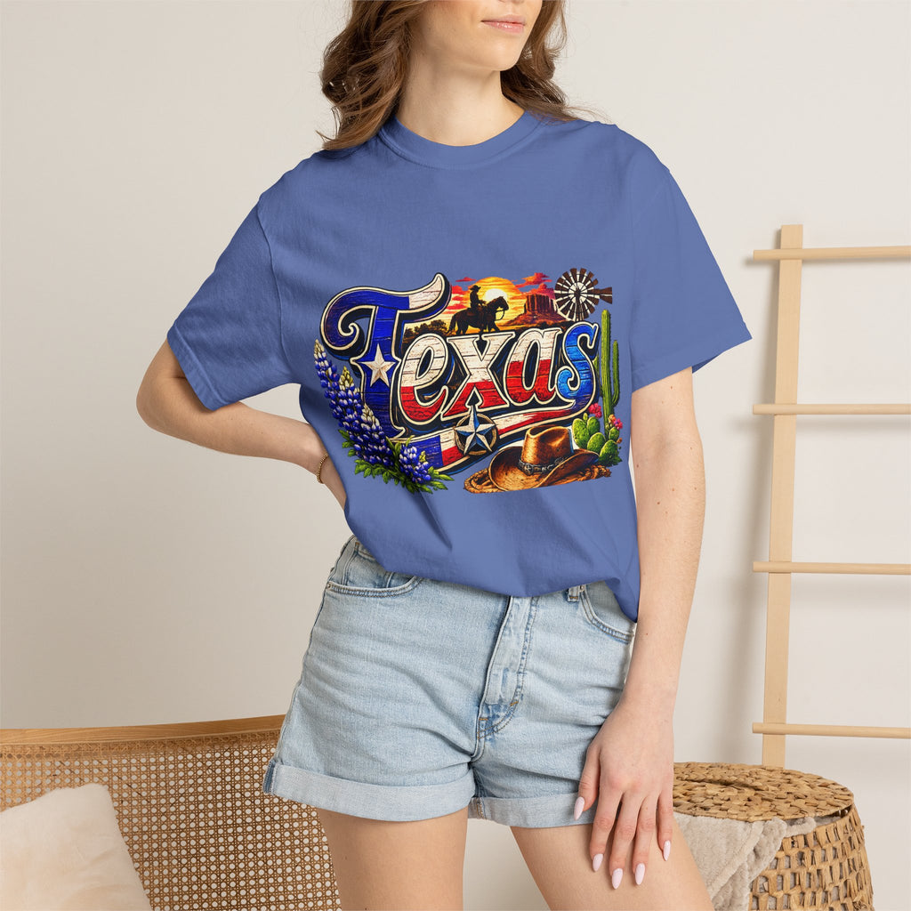 Texas Vintage Postcard T-Shirt | Lone Star State Roadtrip