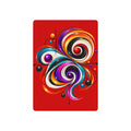 Color Swirl Poker Playing Cards — Decorative Ace of Spades Deck