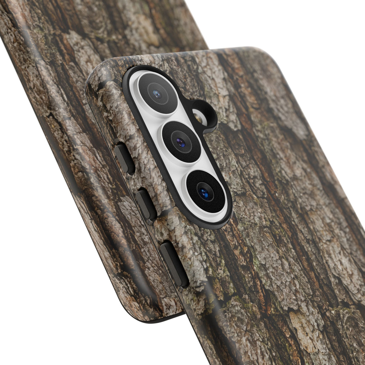 Bark Texture Phone Case - Rugged Woodland Camouflage for Nature Lovers