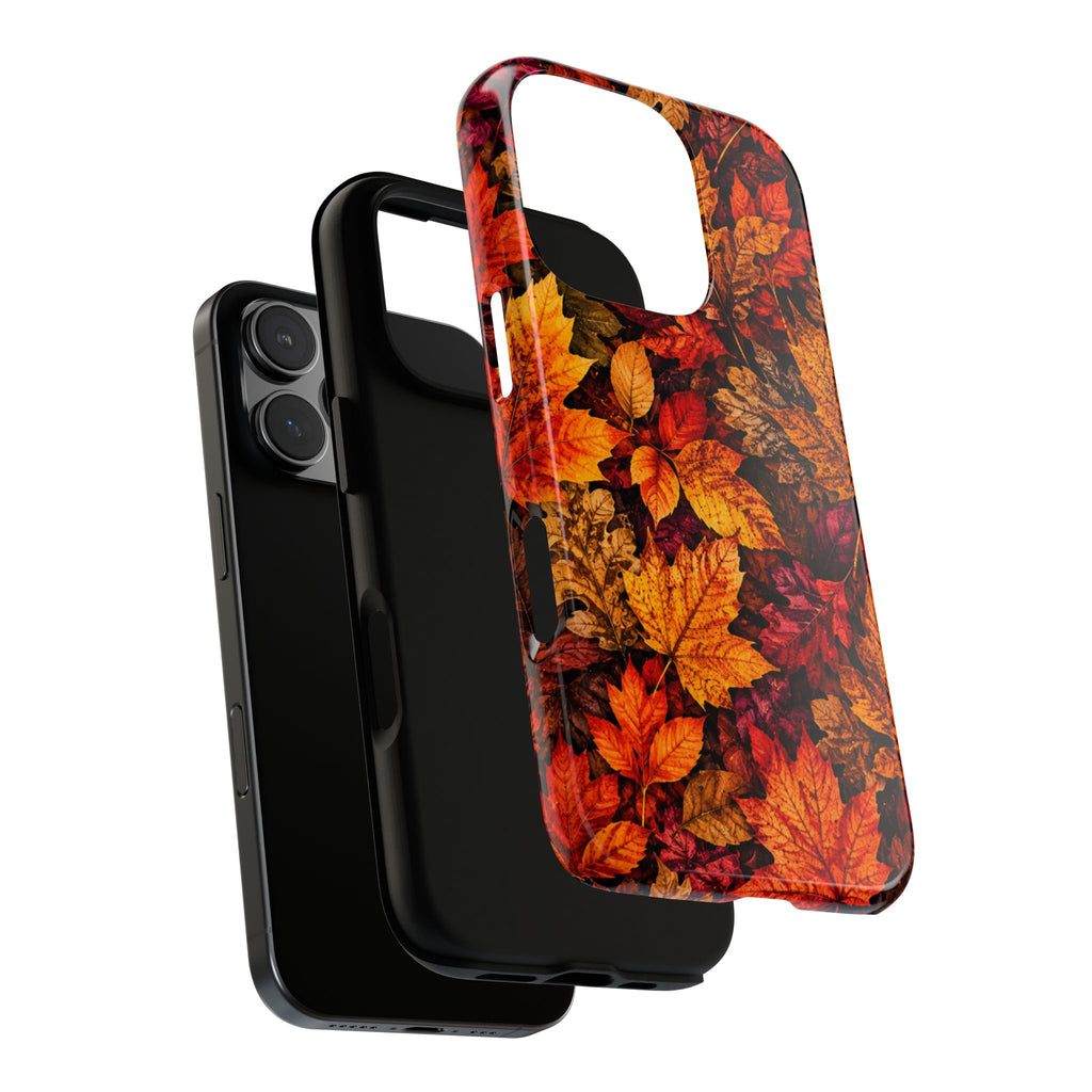Autumn Leaves Tough Phone Case — Fall Foliage Protective Cover