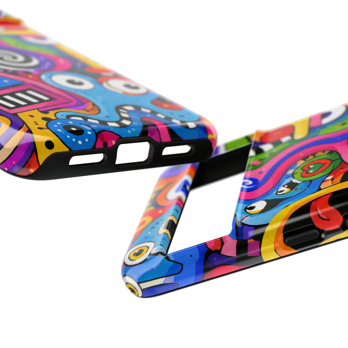 Colorful Abstract Doodle Tough Phone Case