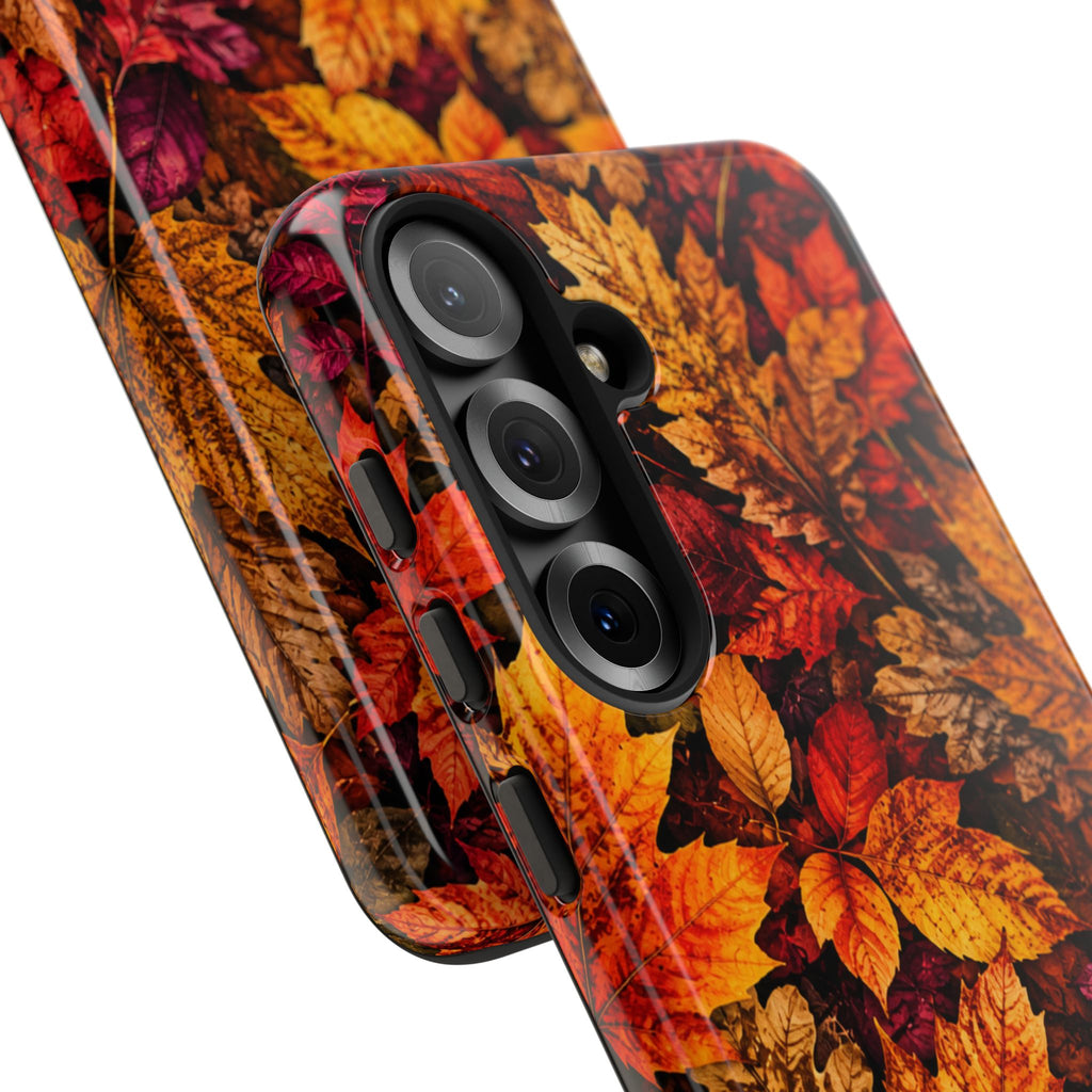 Autumn Leaves Tough Phone Case — Fall Foliage Protective Cover