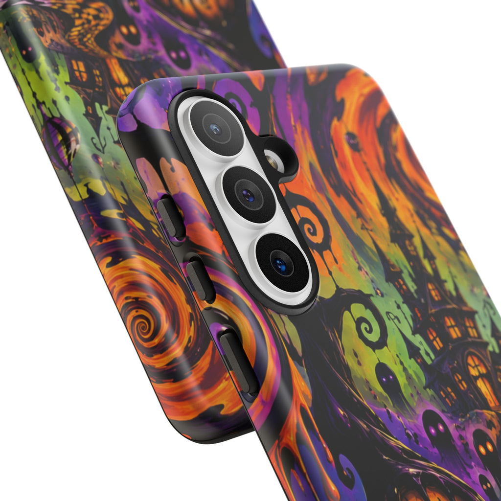 Phone Case — Psychedelic Haunted House Halloween Design