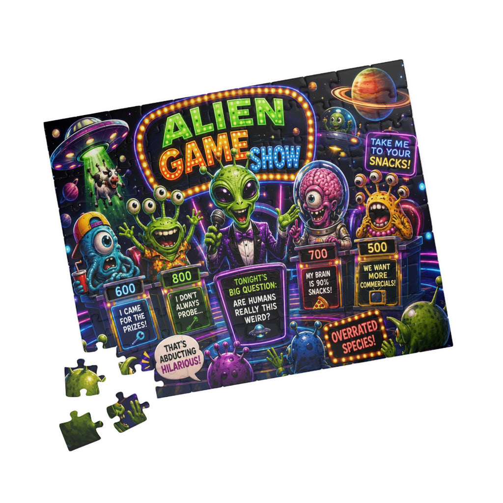 Alien Game Show puzzle | 520-piece jigsaw