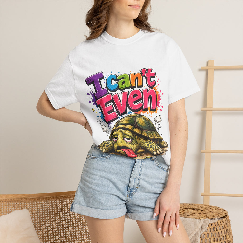 I Can't Even Turtle graphic tee | T-Shirt