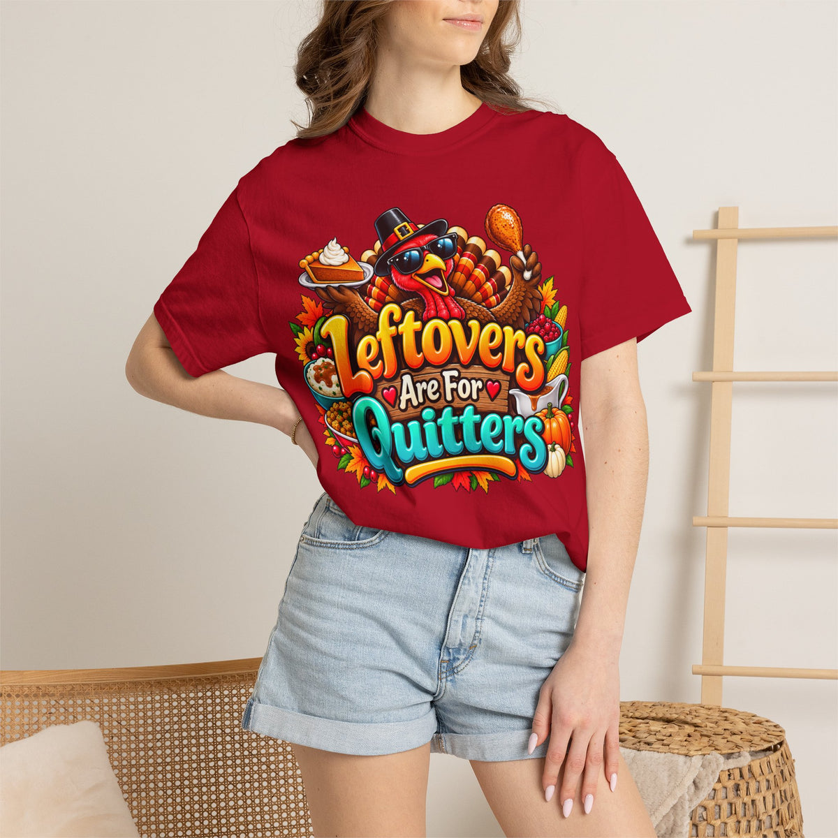 Thanksgiving 'Leftovers Are For Quitters' T-Shirt