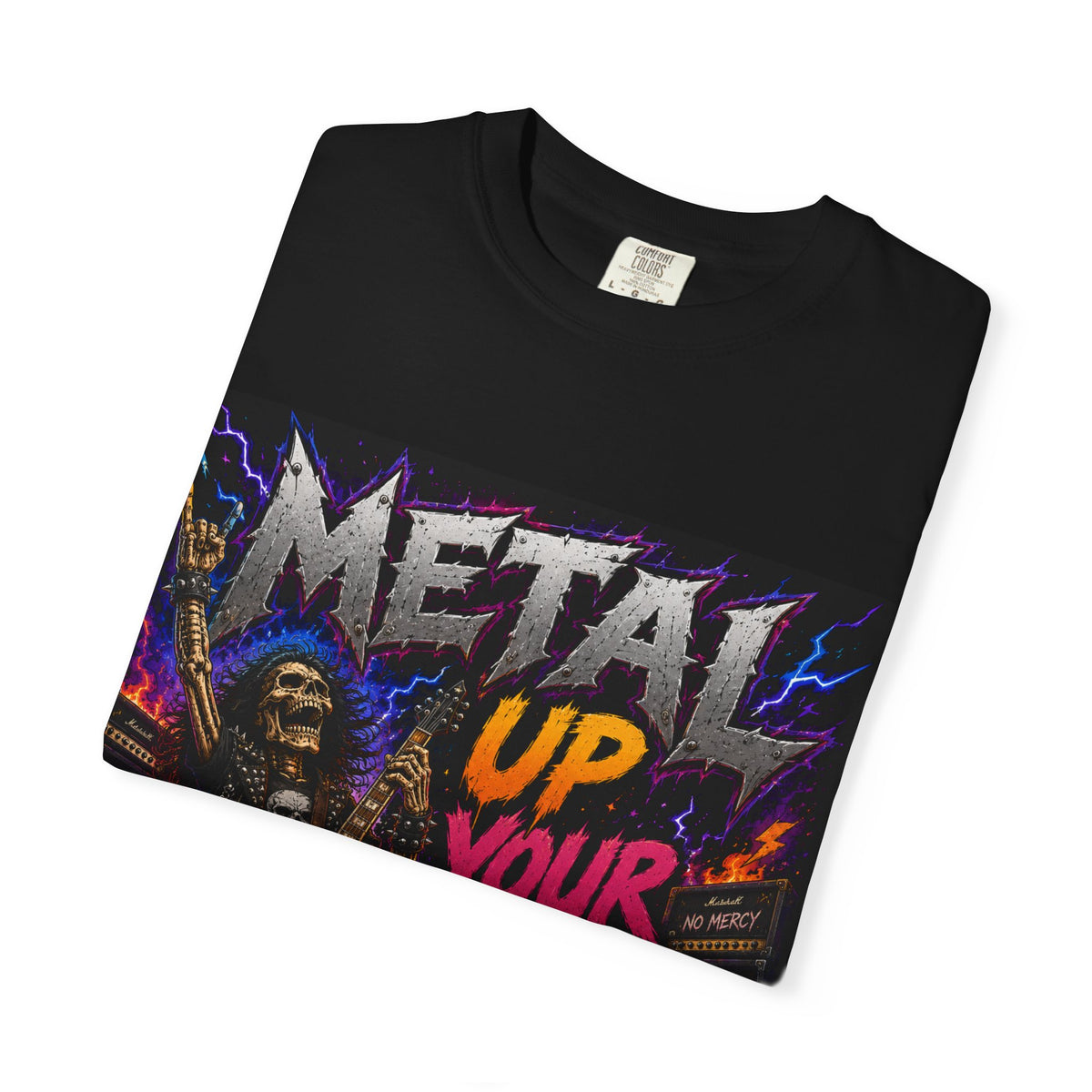 Metal Up Your Ass T-shirt | Retro Heavy Metal Graphic Tee