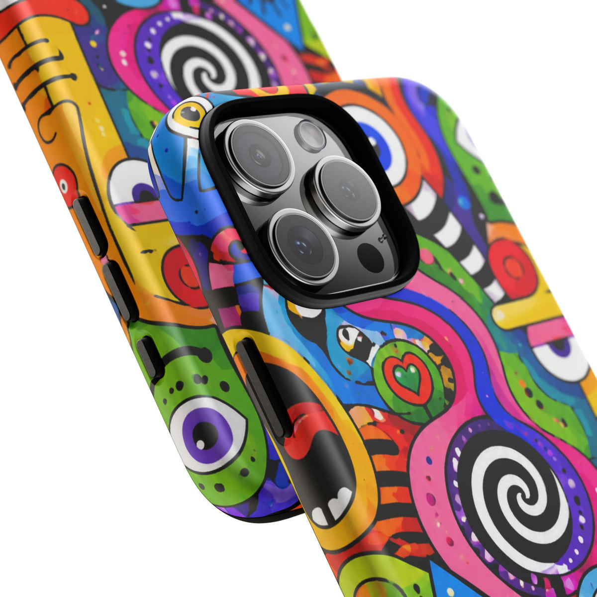 Colorful Abstract Doodle Tough Phone Case