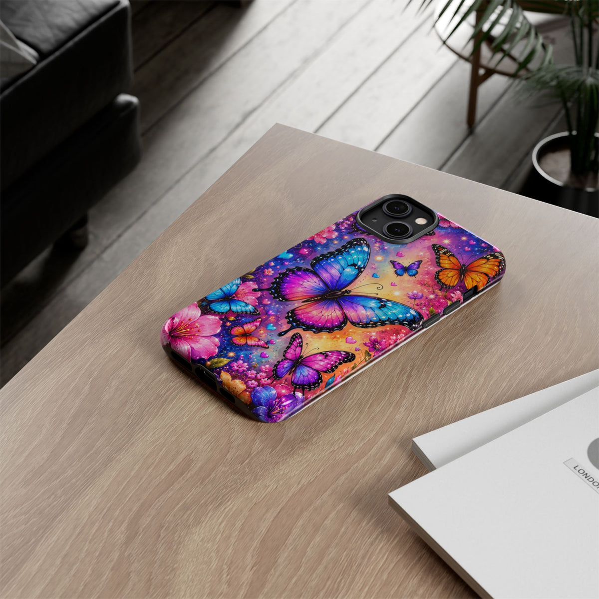 Colorful Butterfly Pattern Phone Case | Tough Cases