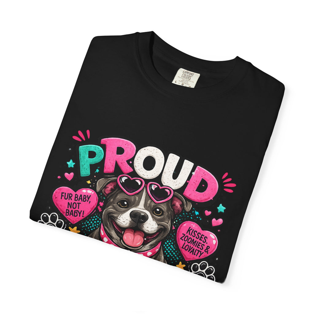 Proud Pitbull Mom T-Shirt | Cute Pitbull Illustration