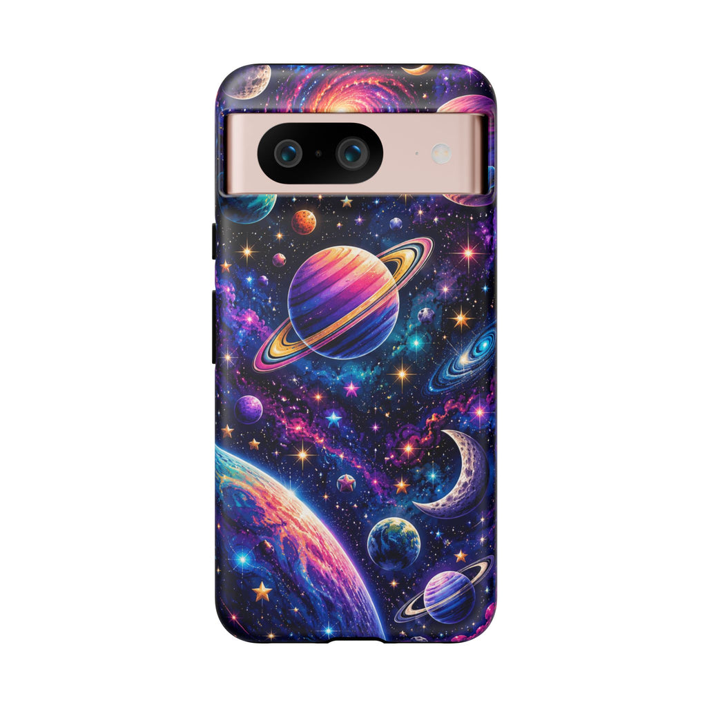 Colorful Galaxy Planets phone case | Tough Case