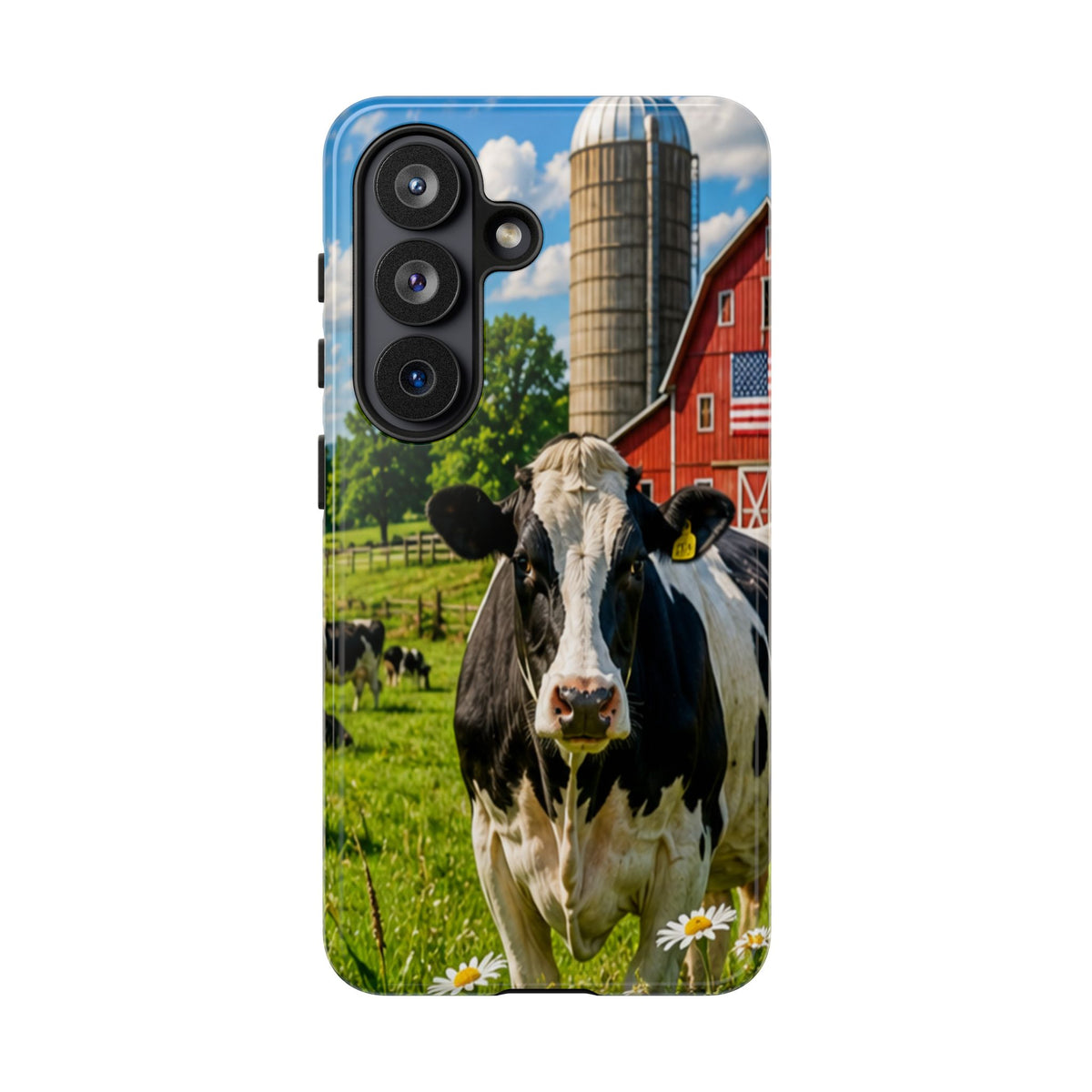 Cow Farm Phone Case — Rustic Barnyard iPhone Cover
