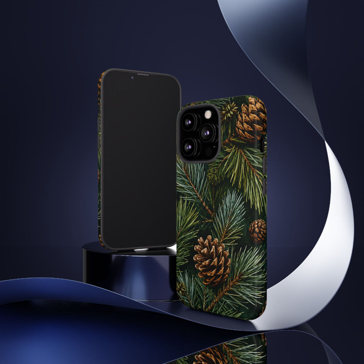 Pinecone Pines Phone Case — Festive Evergreen iPhone Cover