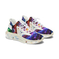 Galaxy Mesh Sneakers — Women's Space Print Athletic Shoes