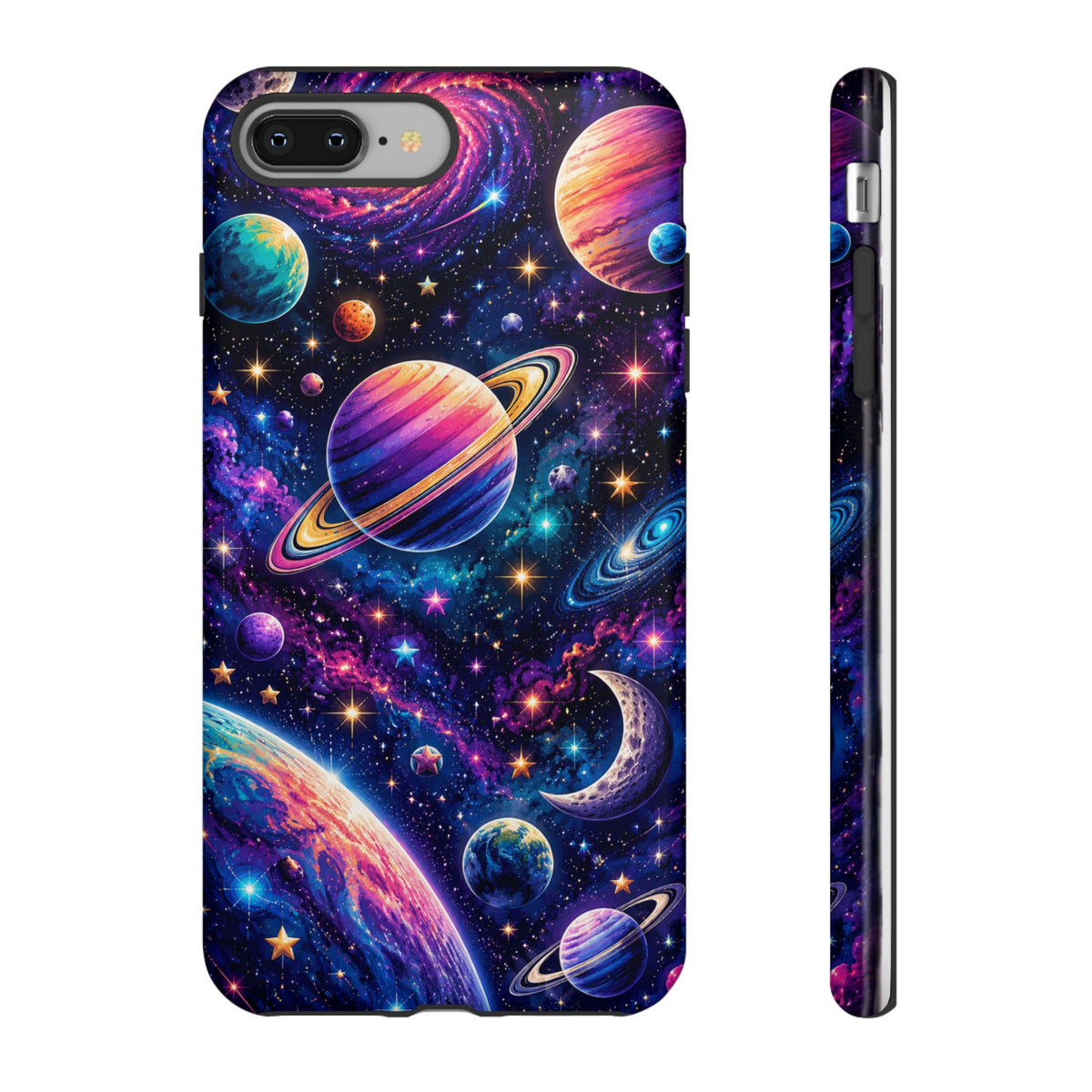 Colorful Galaxy Planets phone case | Tough Case