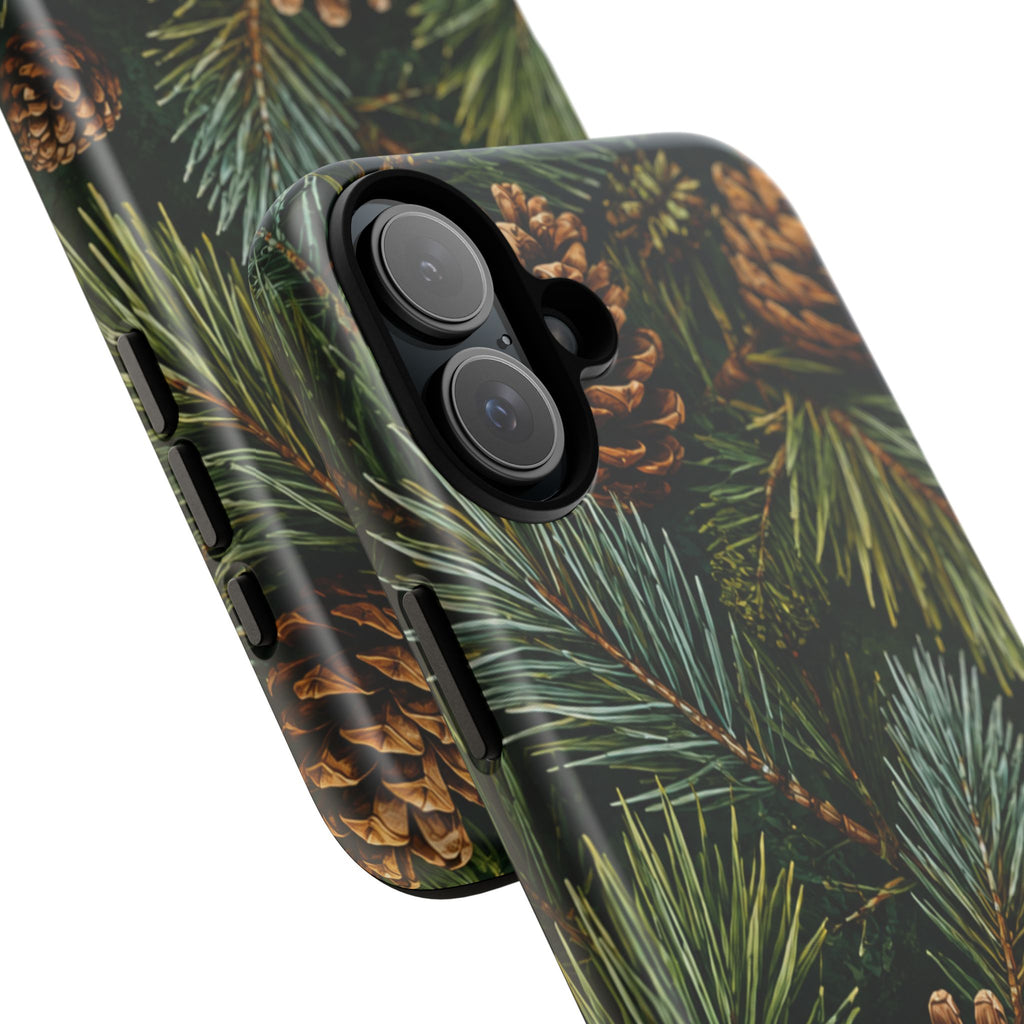 Pinecone Pines Phone Case — Festive Evergreen iPhone Cover