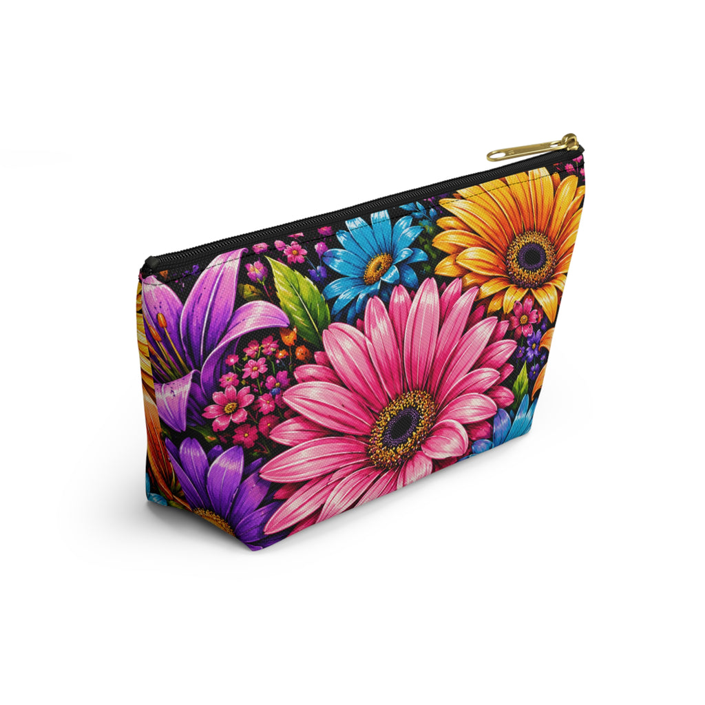 Floral Daisy Accessory Pouch
