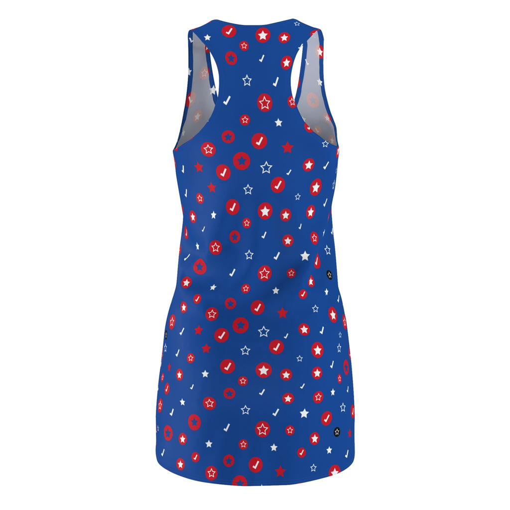 Patriotic Starburst Dress | Racerback