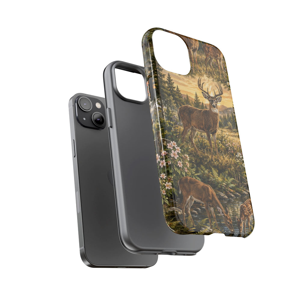 Deer Forest Phone Case — Woodland Bucks Nature iPhone Cover