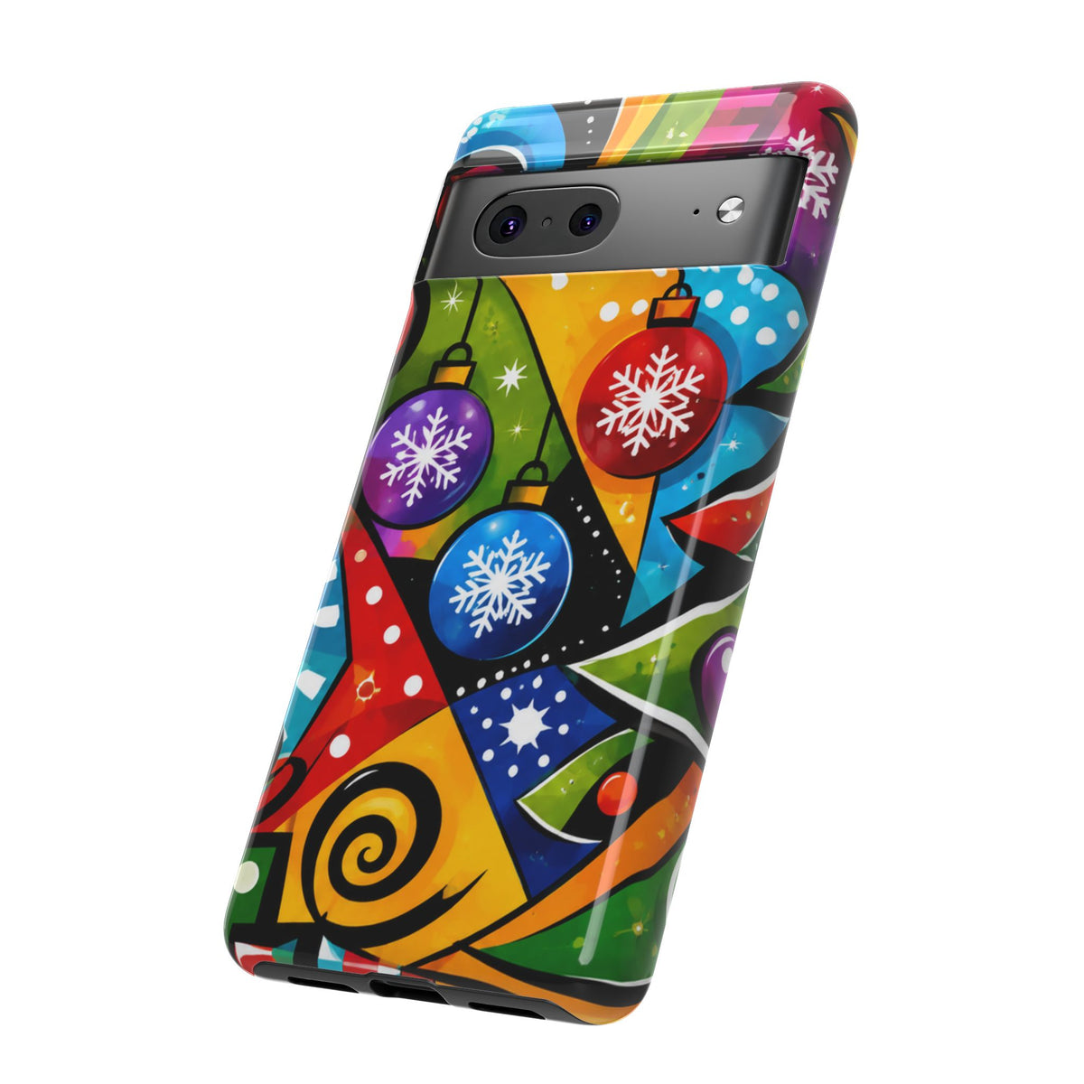 Holiday Ornament Phone Case — Colorful Festive Christmas Design