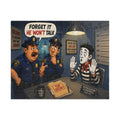 Silent Mime Interrogation Puzzle | Funny Police Cartoon Jigsaw