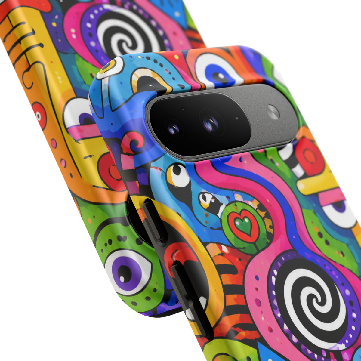 Colorful Abstract Doodle Tough Phone Case