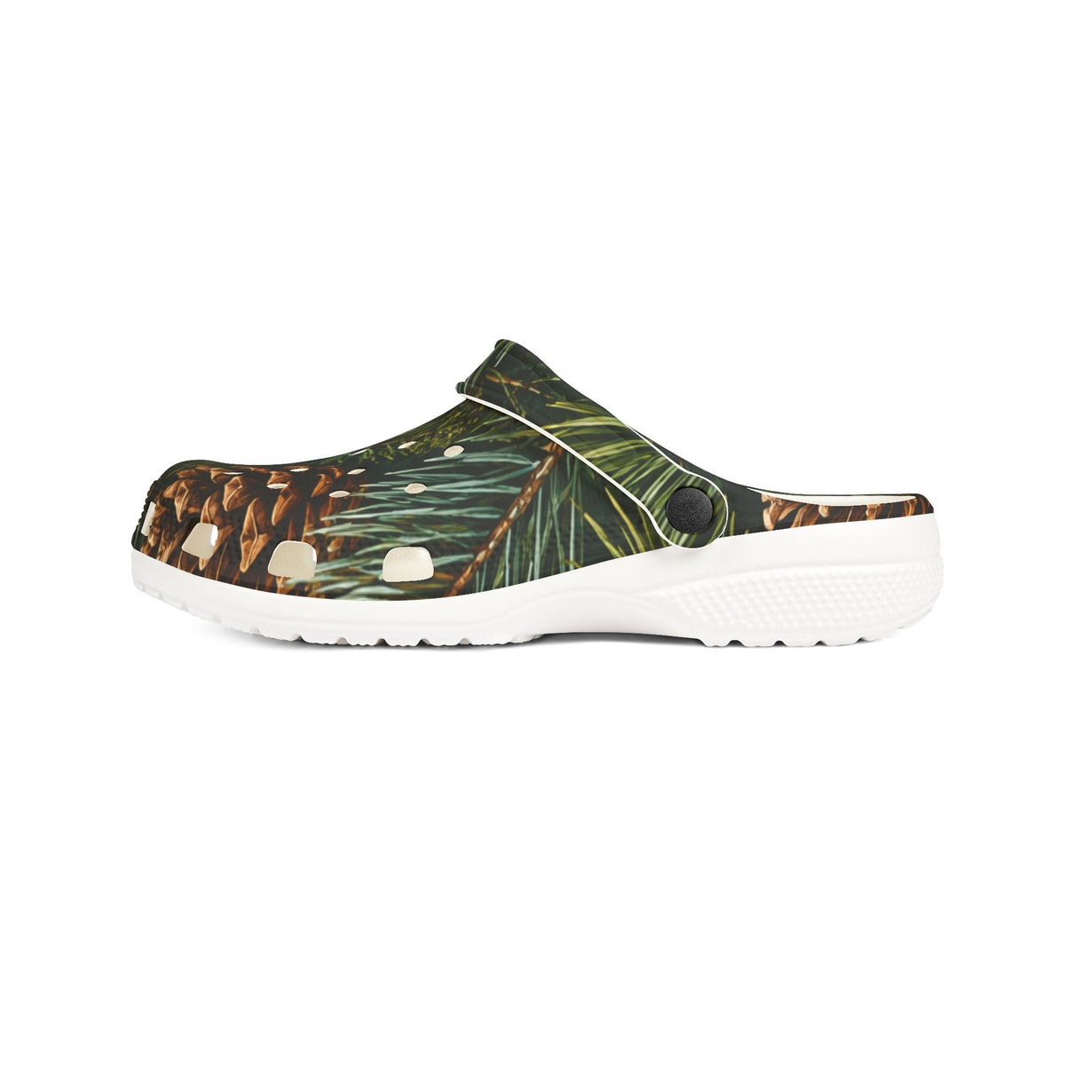 Pinecone Holiday Clog - Cozy Evergreen EVA Foam Shoes