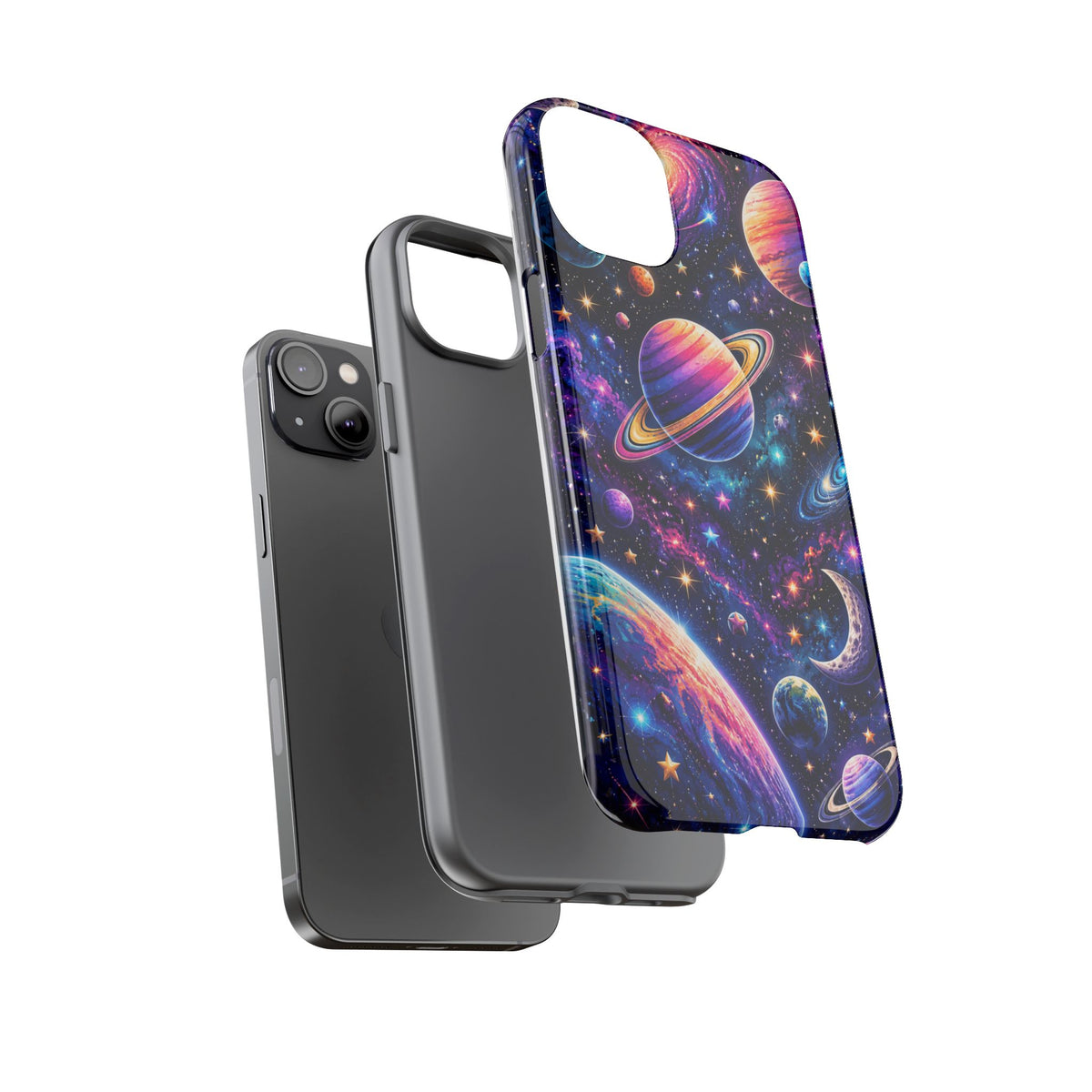 Colorful Galaxy Planets phone case | Tough Case