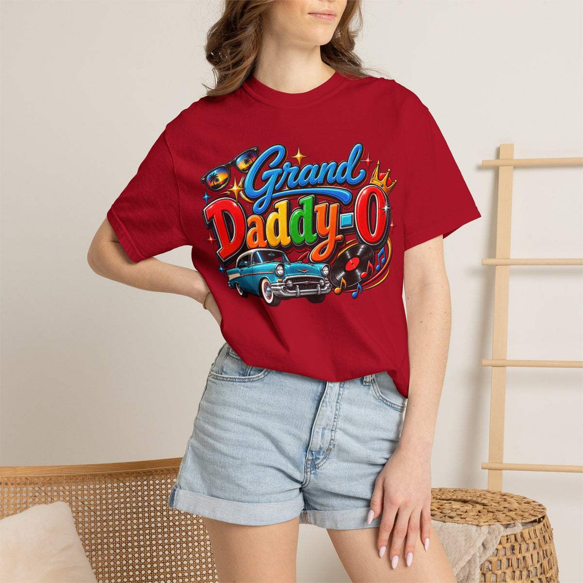 Grand Daddy-O Retro Car Graphic T-Shirt