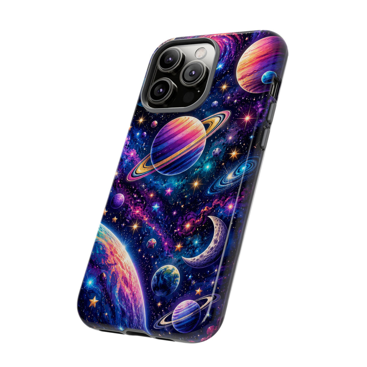 Colorful Galaxy Planets phone case | Tough Case