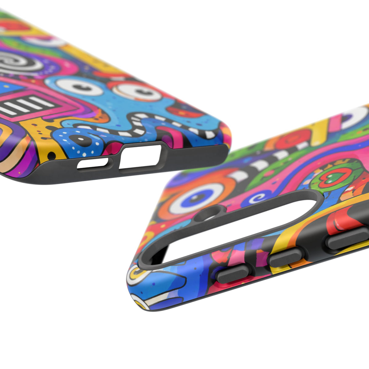 Colorful Abstract Doodle Tough Phone Case