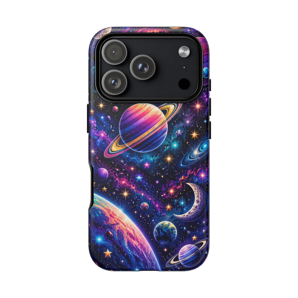 Colorful Galaxy Planets phone case | Tough Case