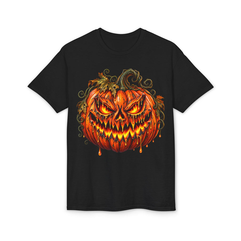 Spooky Jack-O'-Lantern Pumpkin Tee - Halloween Horror T-Shirt