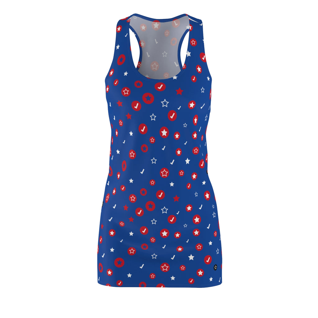 Patriotic Starburst Dress | Racerback